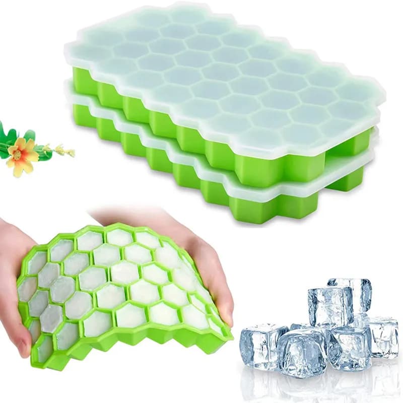 Vassoio per cubetti di ghiaccio creativo Stampo per cubetti di ghiaccio in silicone per produttore di ghiaccio per congelatore estivo Gadget da cocktail per whisky per accessori da cucina