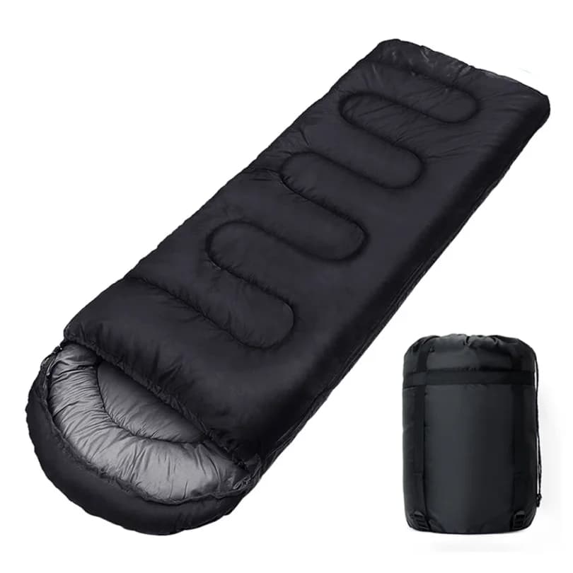 Camping Sleeping Bag Lightweight 4 Season Warm Envelope Backpacking Outdoor Mummy Cotton Winter Sleeping Bag Wholesale