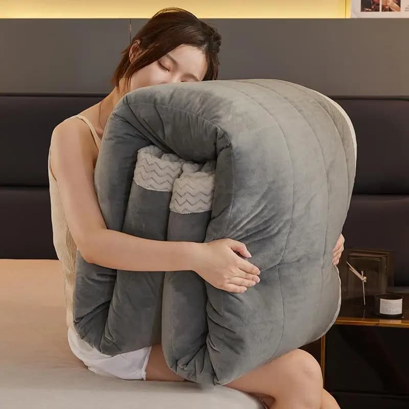 Fall Winter Milk Velvet Blanket Office Nap Blanket Sofa Air Conditioner Cover Single Person Blanket Simple Style All Season S...