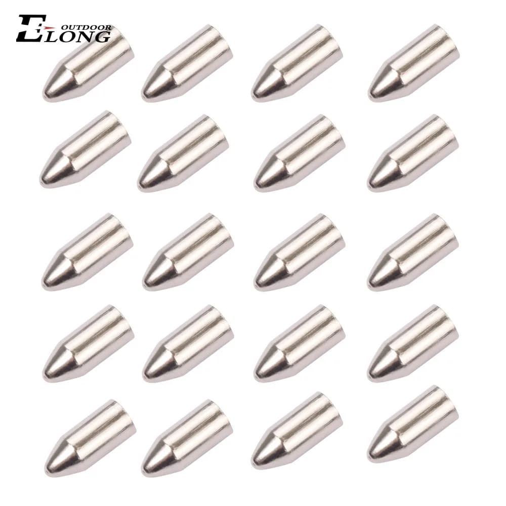 100Pcs 7mm Archery Arrowheads Glue on Hunting Target Arrows Replaceable Tips Shooting Accessories
