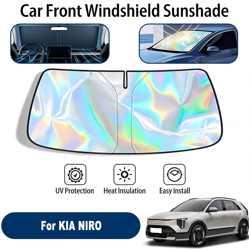 Parasole per parabrezza per KIA NIRO, accessori pieghevoli per la protezione solare della finestra anteriore, riflettenti ai raggi UV