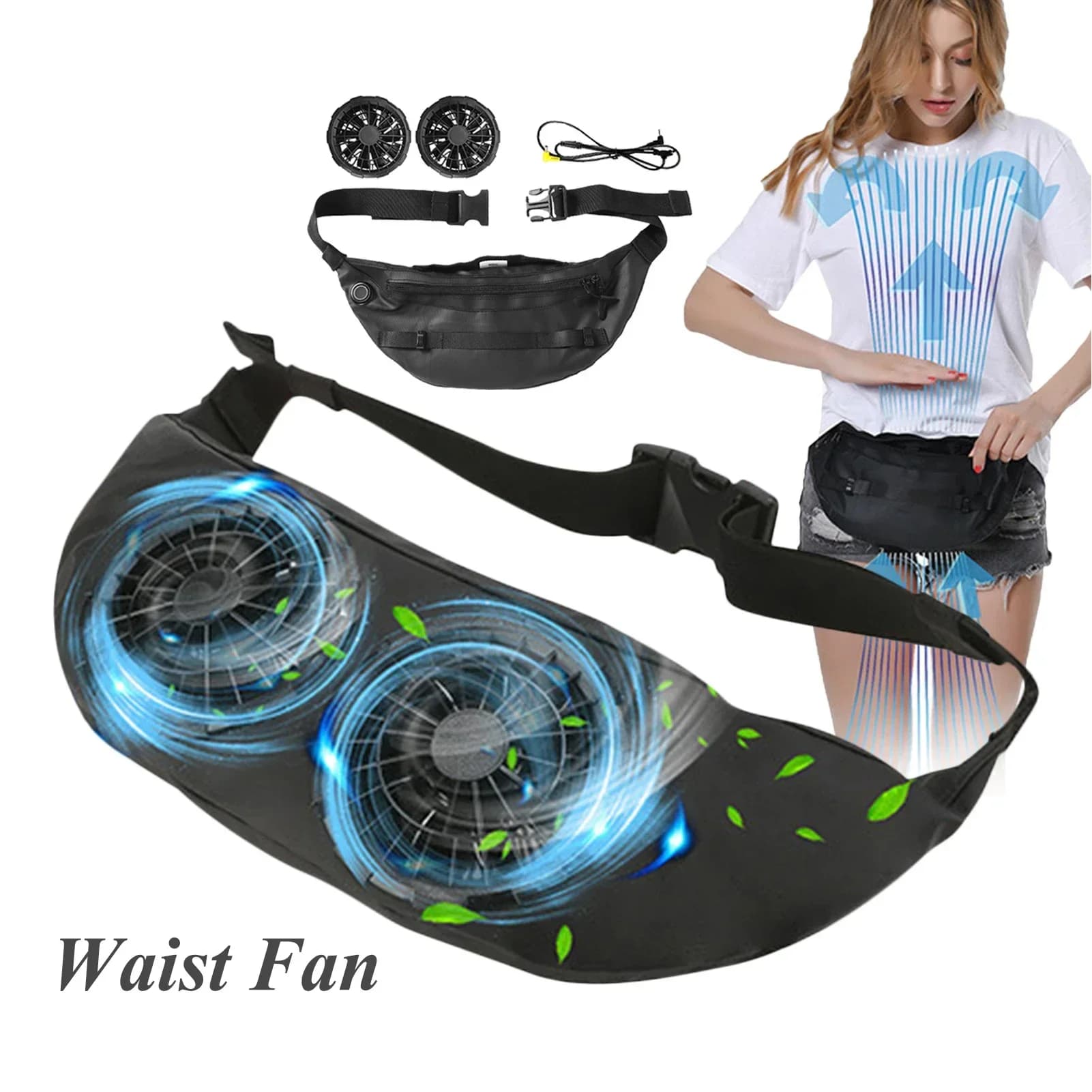 % For Men's and Women's Waist Bag Adjustable Portable Running Waist Bag
