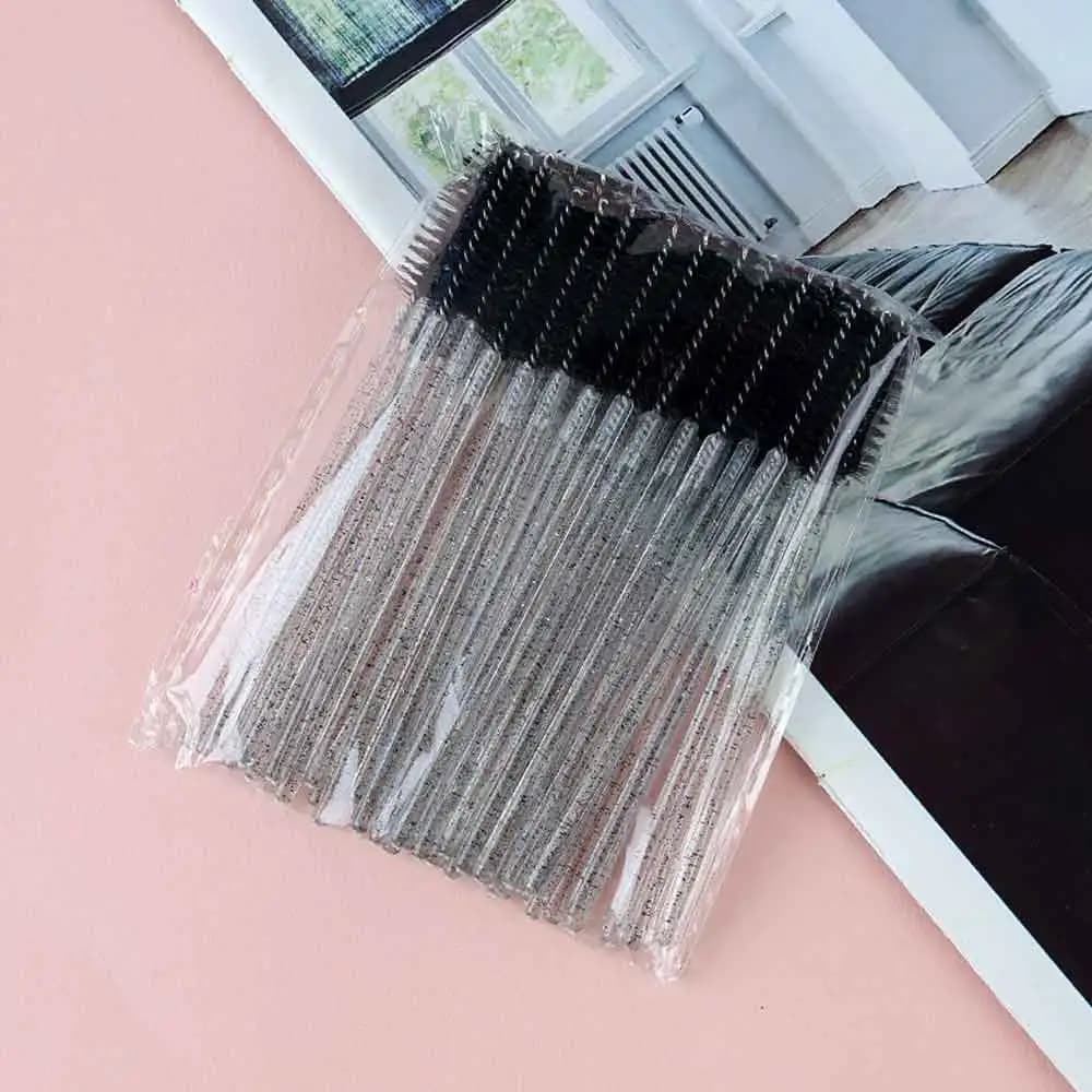 100/500/1000pcs for Eyebrow Disposable Mascara Extension Colorful Spoolies Eyelash Brush Wholesale Eye Beauty Tools Wands Lash