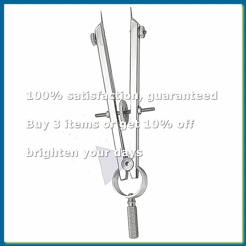 Wear- Leather Compass Reusable Spring Compass Geometry Compass Screen Door Spring Compass
