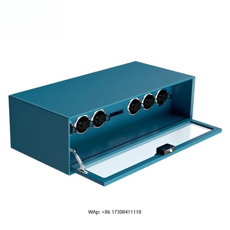 Avvolgitore per Orologi in Pelle di Alta Gamma con Blocco Impronta Digitale, Cassettiera Intelligente di Sicurezza, Hardware per Armadio