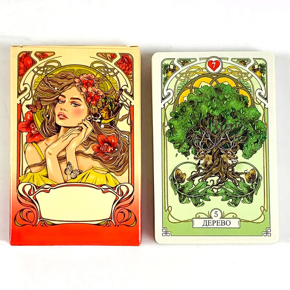 New Oracle Cards A 37 Deck Russian Version Board Playing Games Oracle Cards For Family and Friends Party,Holiday Games