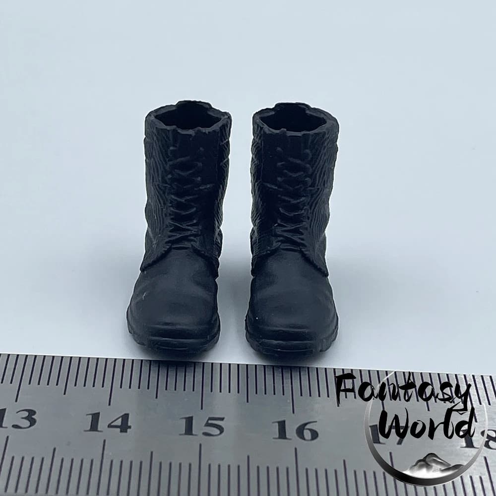 1/12 Maschio Trekking Scarpe Da Combattimento Stivali Solidi Modello di Accessorio Per 6 "Soldato Action Figure Corpo NW DAM 3ATOYS NOTAMAN MEZCO