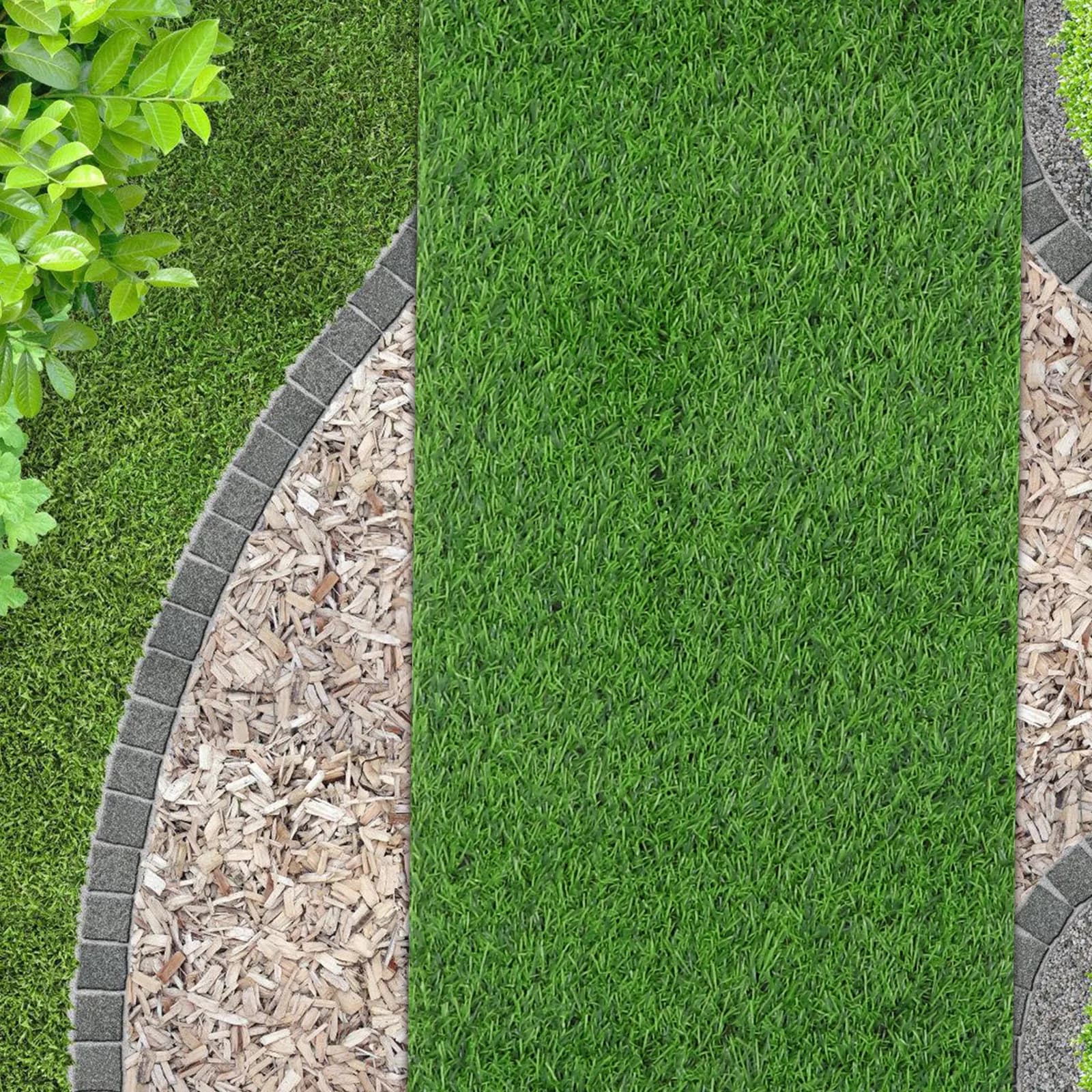 Weather Resistant Synthetic Grass Rug Indoor Outdoor Artificial Turf Carpet for Patio Deck Balcony Garden Camping Boat Deck Mat