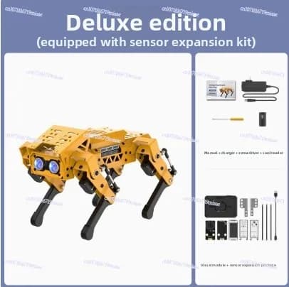 ESP32 Robot bionic visual quadrupede metal robot Arduino DIY kit for Python for programmable graphic robot dog