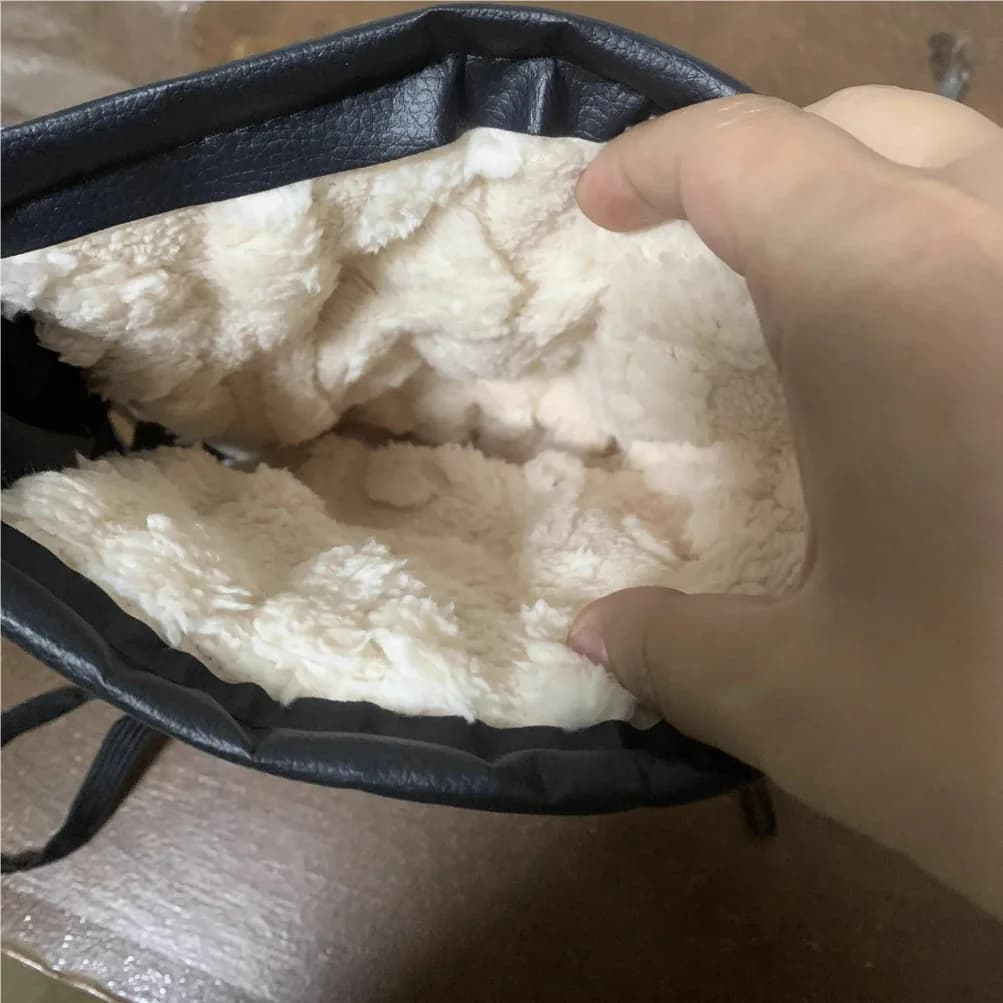 Guanti invernali per bici elettriche da 2 pezzi, antivento, caldo, ispessito, copri maniglia, comodo guanto da manubrio in peluche per bicicletta e moto