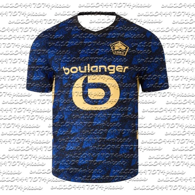 25/26 Season New Lille LOSC 3D Printed Football T-shirt Adults and Children Breathable Fast drying Comfortable sportswear