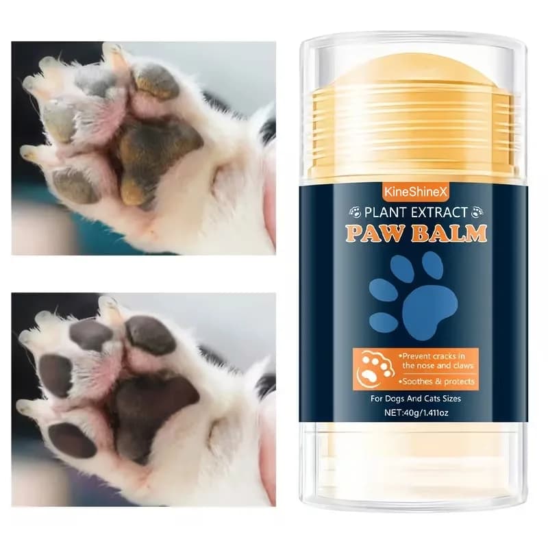 Balsamo per Naso e Zampe di Cani, Crema Protettiva per Zampe di Cani e Gatti, Idratante Delicato per Zampe Screpolate degli Animali Domestici
