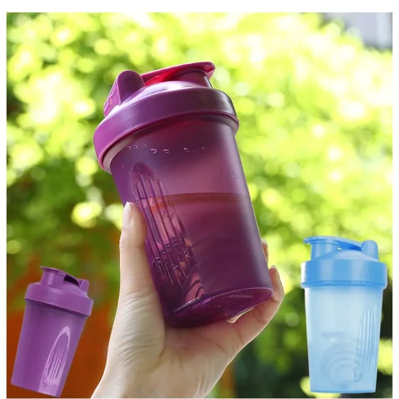 400 ml milk protein mixing bottle 400 ml portable plastic beverage bottle for fitness sports gym Shaker