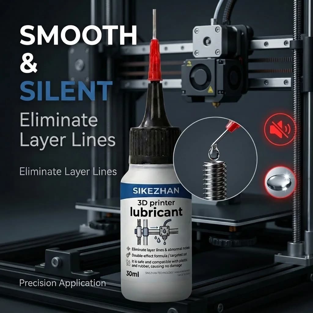 Premium 3D Printer Lubricant Grease Anti-Rust Reducing Noise Linear Rail Lead Screw Oil for Bambu Lab X1 P1S Voron 2.4 Ender 3