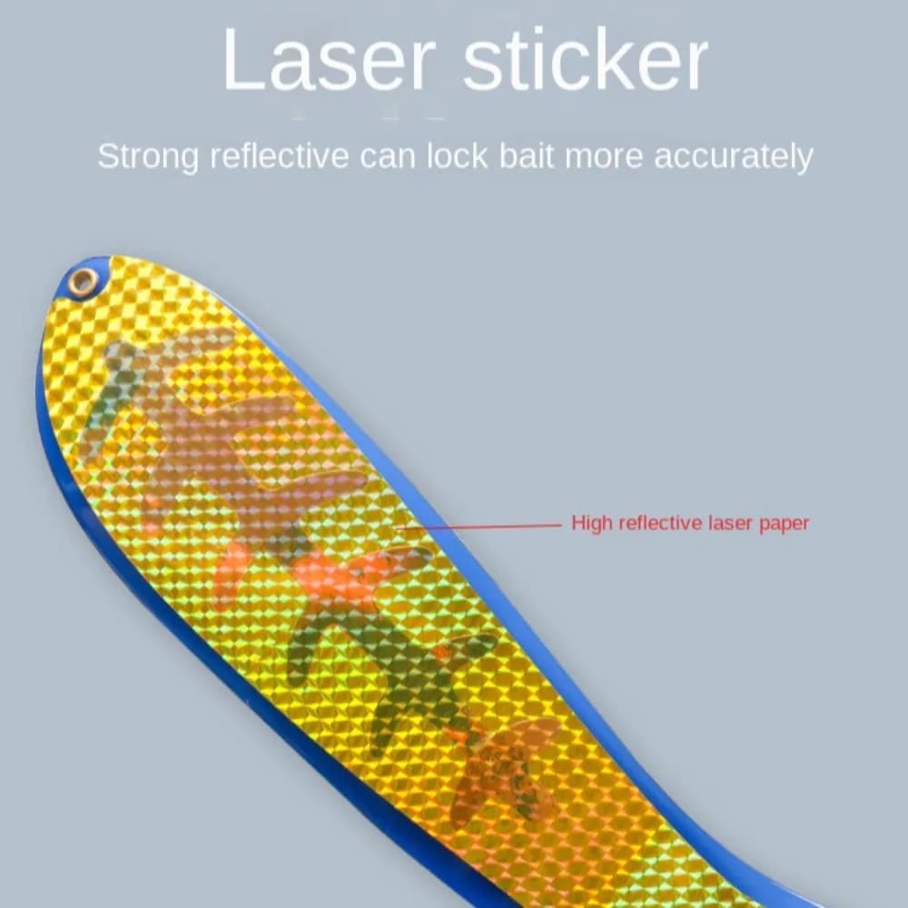 2023 Adjustable Weight Fishing Flasher for Trolling, Flasher Deep Diver Plate, Fish Trap, Stable Metal Artificial bait