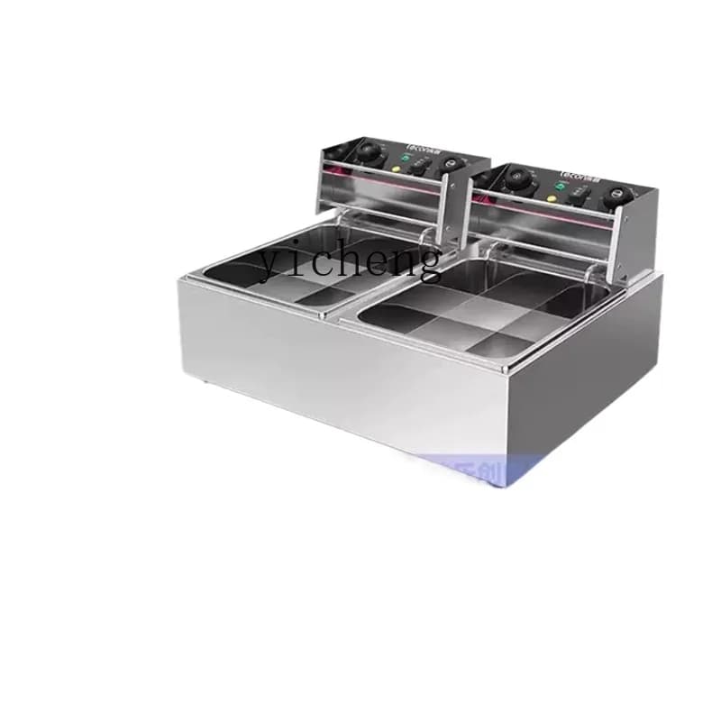 Macchina da cucina Oden Fornello per pasta Friggitrice elettrica Padella commerciale Combinazione monocilindrico/doppio