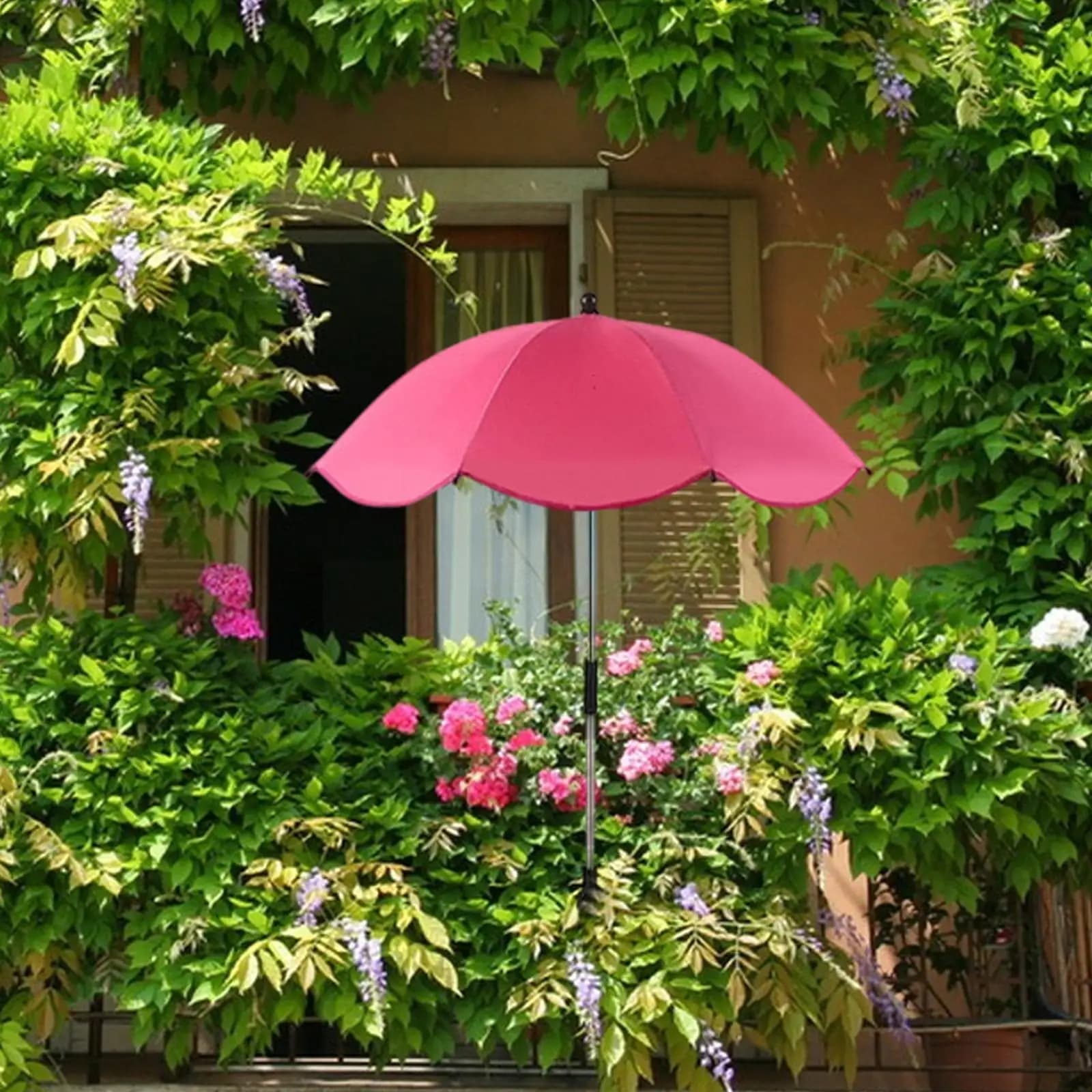 Ombrellone da Giardino per Piante, Protezione Regolabile di Grandi Dimensioni per Bonsai e Vasi da Esterno