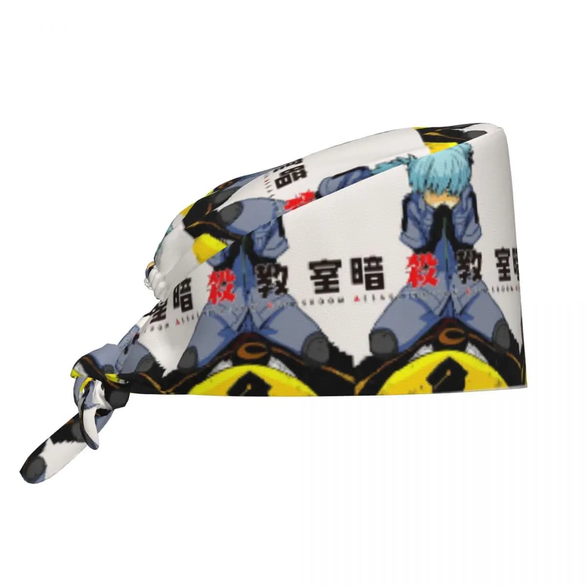 Assassination Classroom Octopus Koro Sensei Scrub Hat Doctor Working Surgical Cap Unisex Adjustable Nursing Caps for Dentist