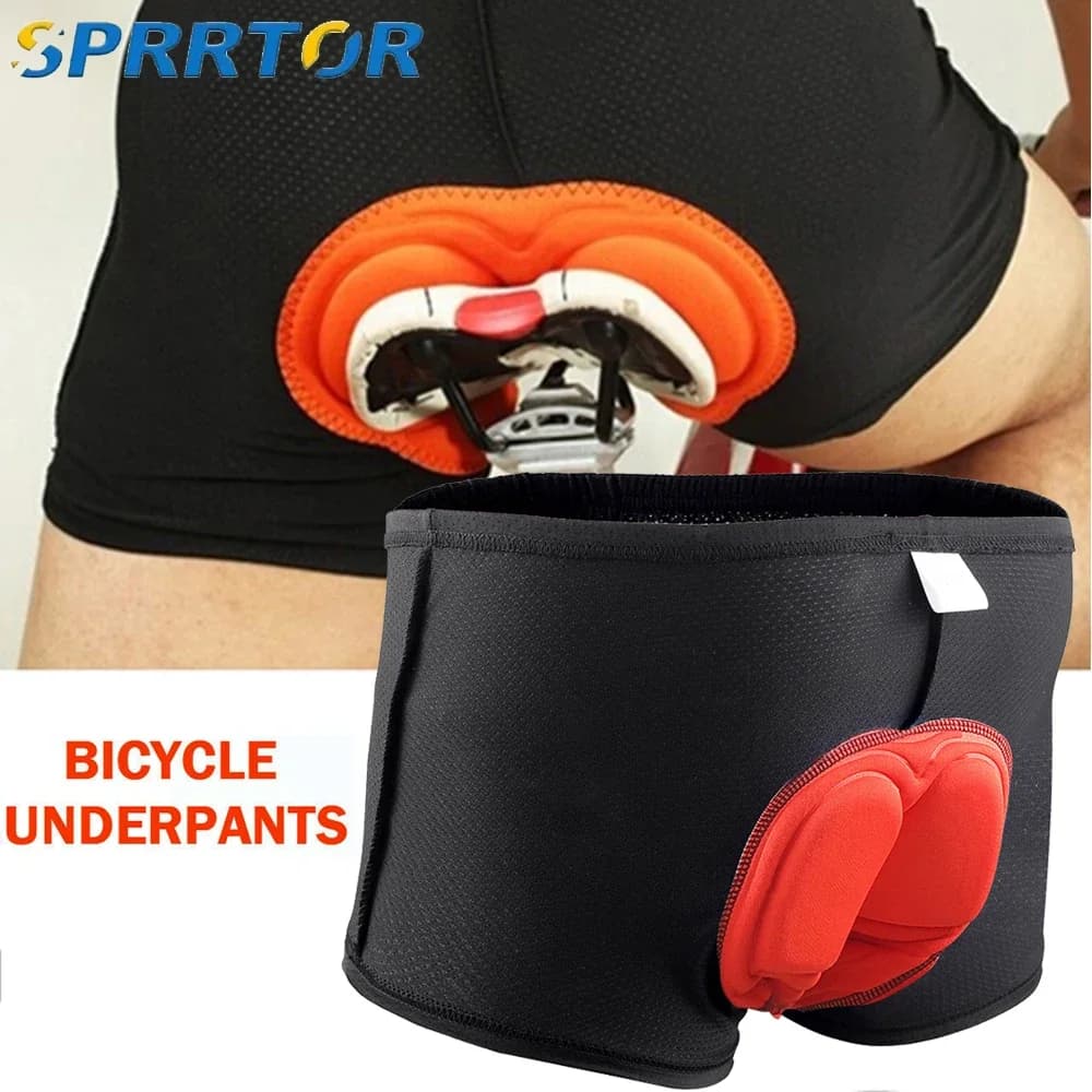 1 pz nuovi pantaloncini da ciclismo traspiranti biancheria intima da ciclismo 4D Gel Pad antiurto bicicletta Underpant MTB bici da strada intimo uomo pantaloncini