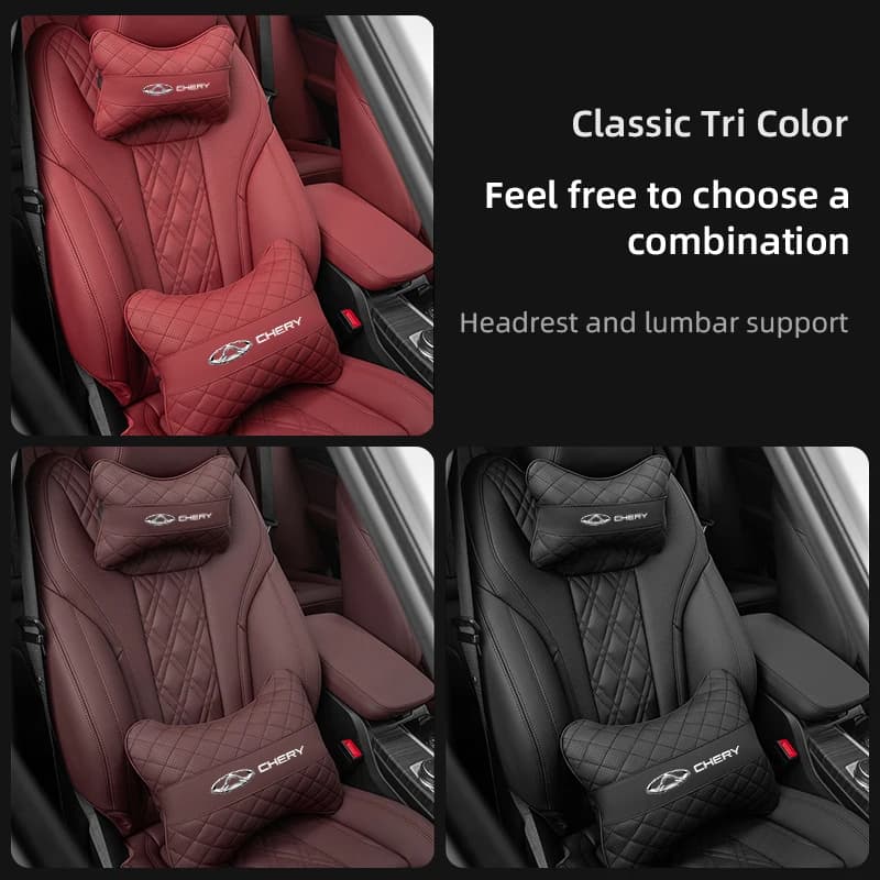 For Chery Tiggo 7 Pro 8 4 5 3 2 T11 5X Amulet Fora QQ IQ Fulwin Car Seat Head Support Cushion Lumbar Pillow Interior Accessories