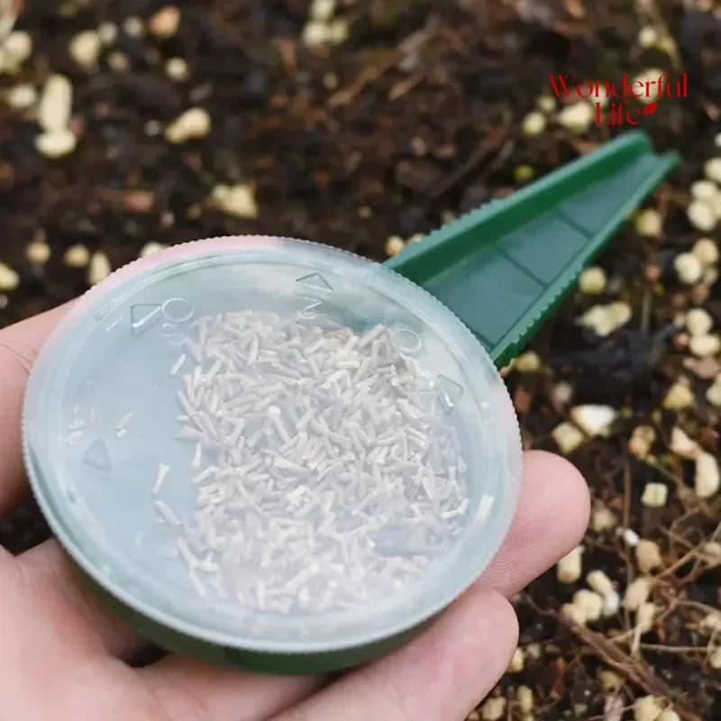 Multifunzione lant Sower File Fioriera regolabile Dispenser per semina tenuto in mano Accessorio Fiore Erba Pianta Seme Giardino