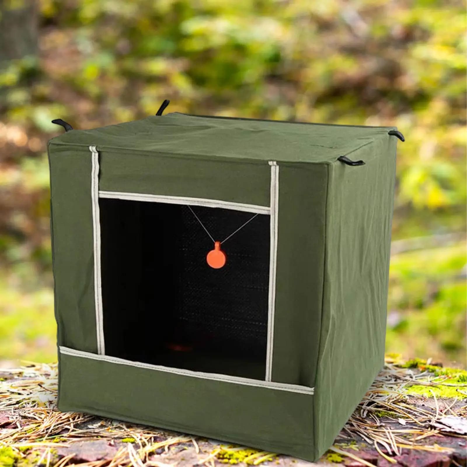 Target Box Target Case Buffer Cloth Soundproof 15.75"x15.75" Storage Box Recycle Case for Hunting Indoor Outdoor