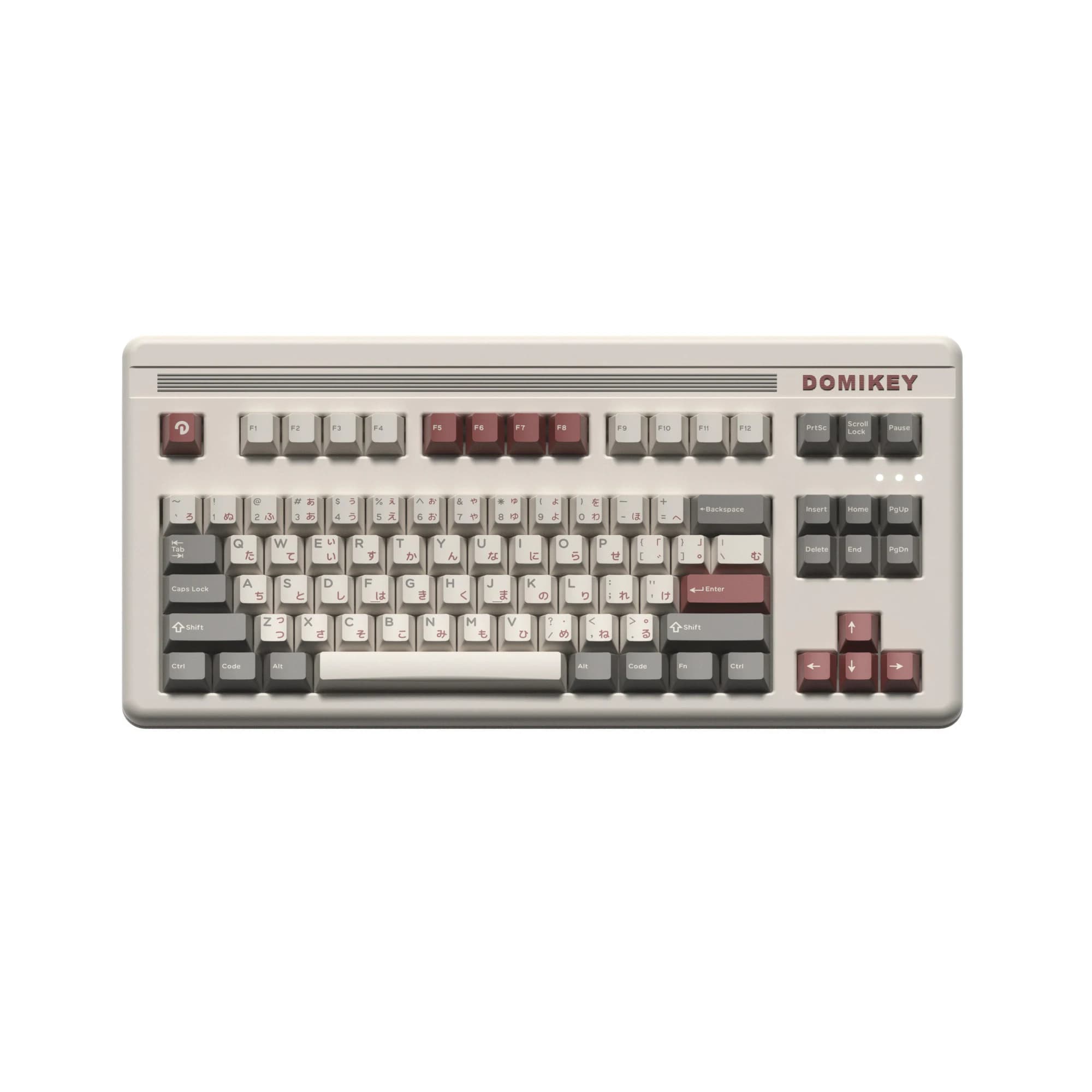 ‌ Copritasti DOMIKEY Astronauta Cherry Profile Stampati Sublegend giapponese, Copritasti personalizzati grigio-bianco per tastiere meccaniche