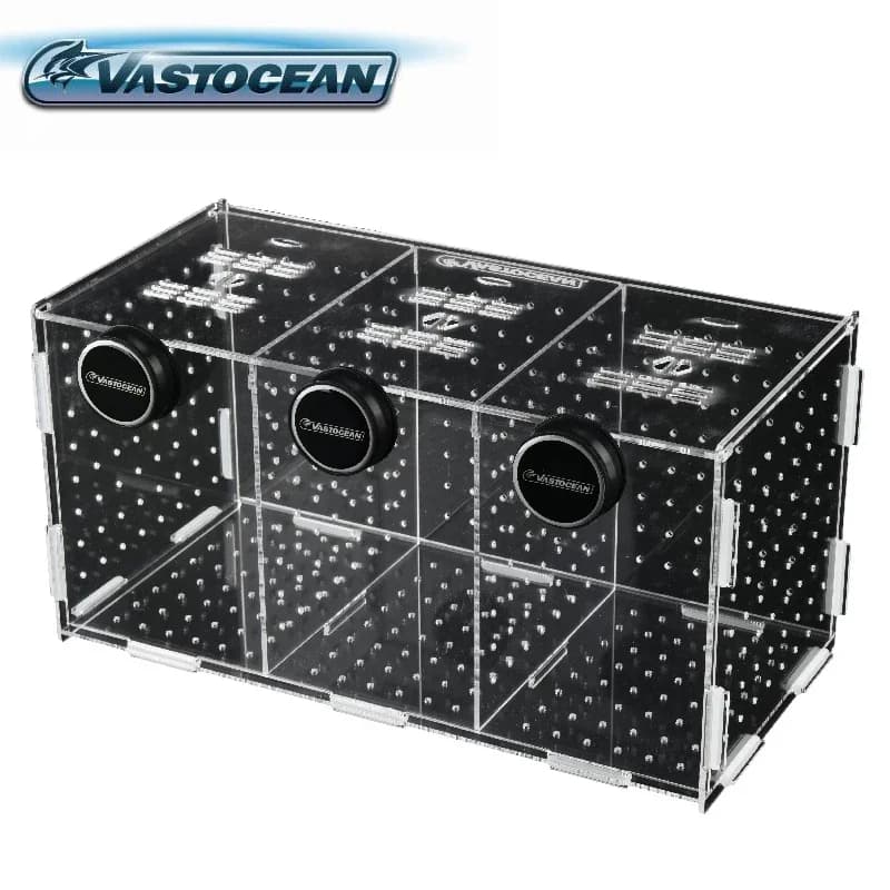 VASTOCEAN Acquario Magnetico Combinato Acrilico Da Cova Scatola di Isolamento Scatola di Allevamento Scatola di Isolamento Ovipositor Acquario Forniture