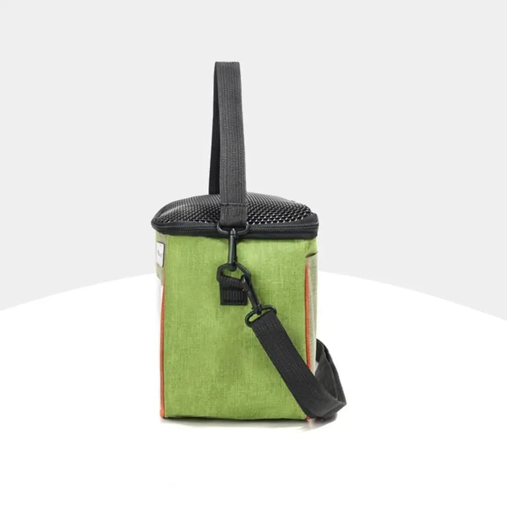 S/M/L Hamster Travel Carrier Clear Window Breathable Hamster Carry Bag Top Opening Portable Pet Carrier Bag Outdoor Use