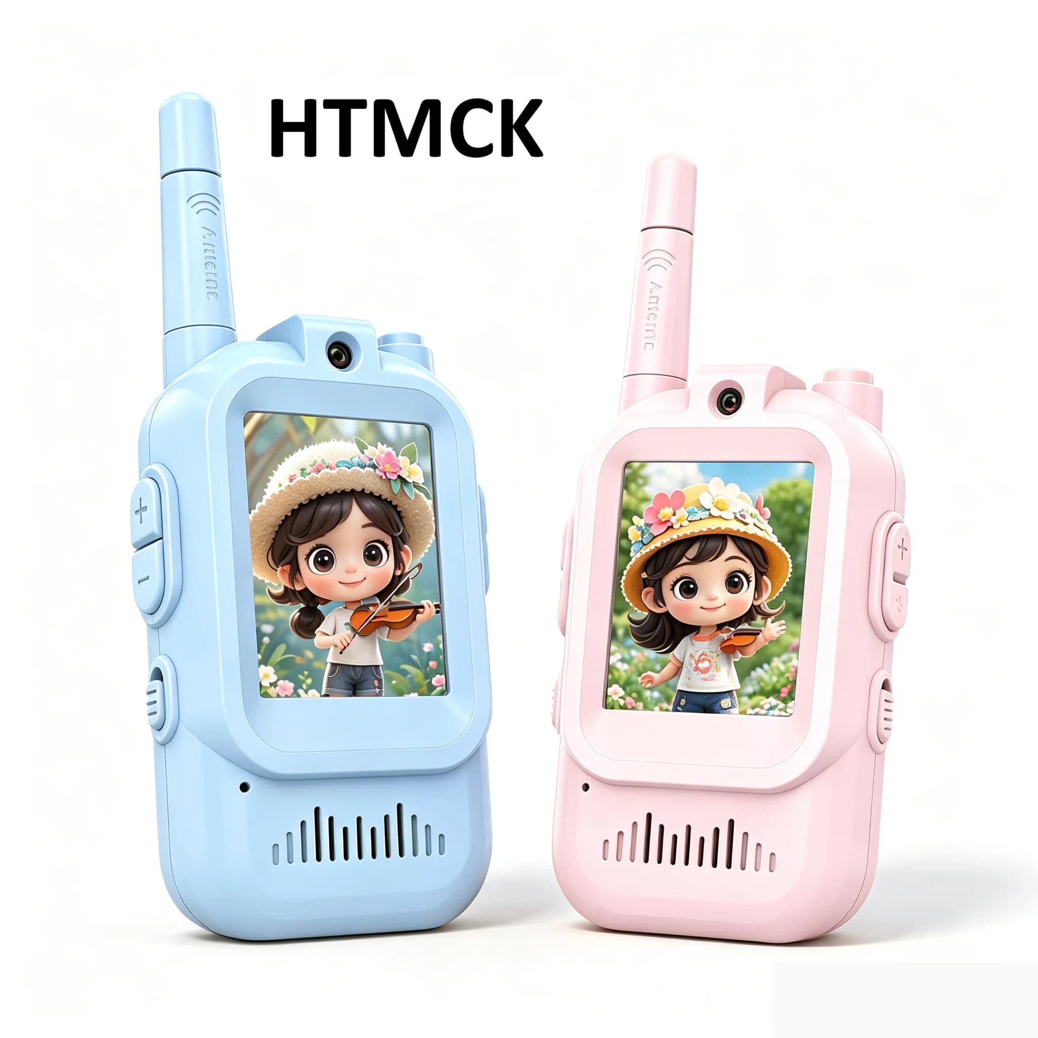 2 Walkie Talkie Video for Children with USB Charging, High Definition Intercom for Interior and Exterior, Children's Toys, Birthday Gifts for Age 3-12 Years