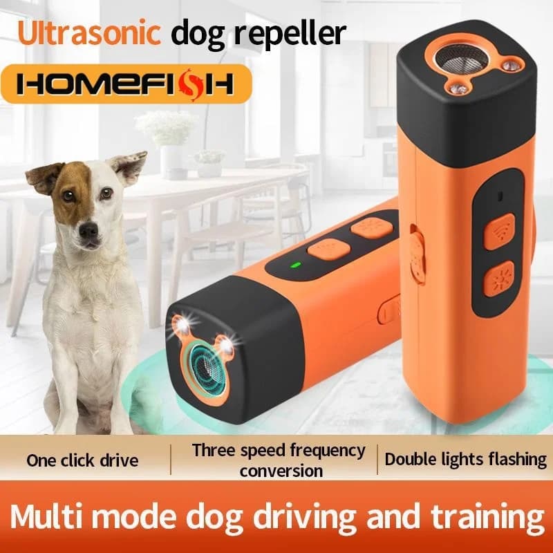 Control device for the training of domestic animals, rechargeable, ultrasound, deterrent for dog latrate, to stop the latrate