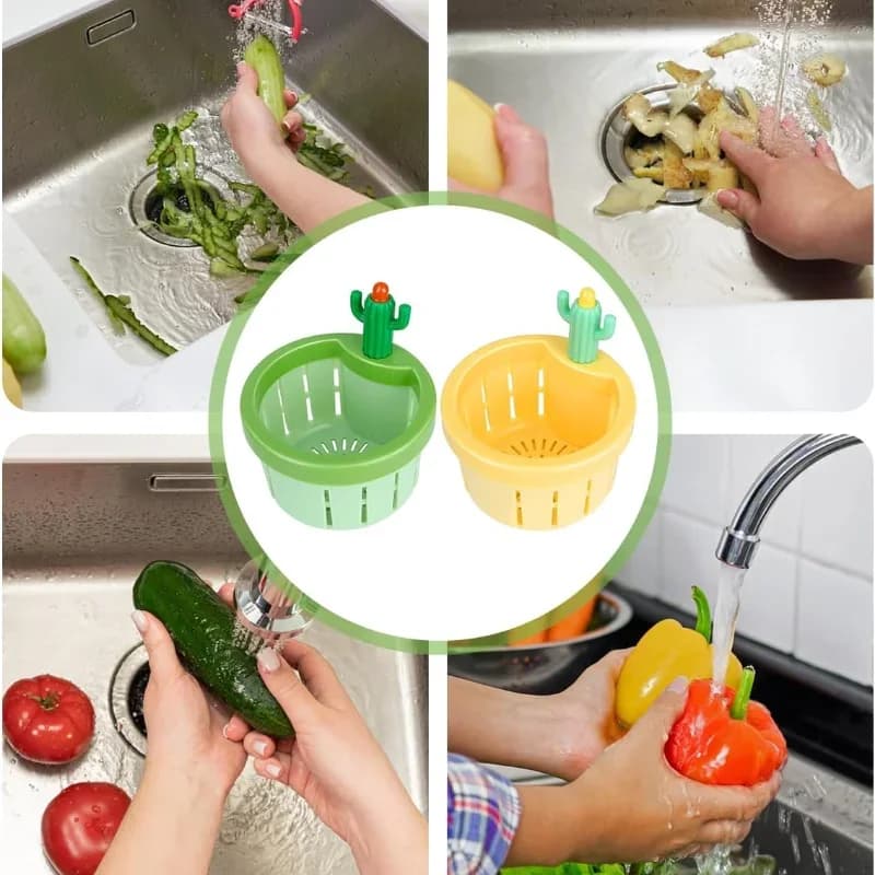 Cactus cucina lavello scarico filtro pressa cestello scarico automatico cucina filtro collettore rifiuti filtro casa multifunzionale