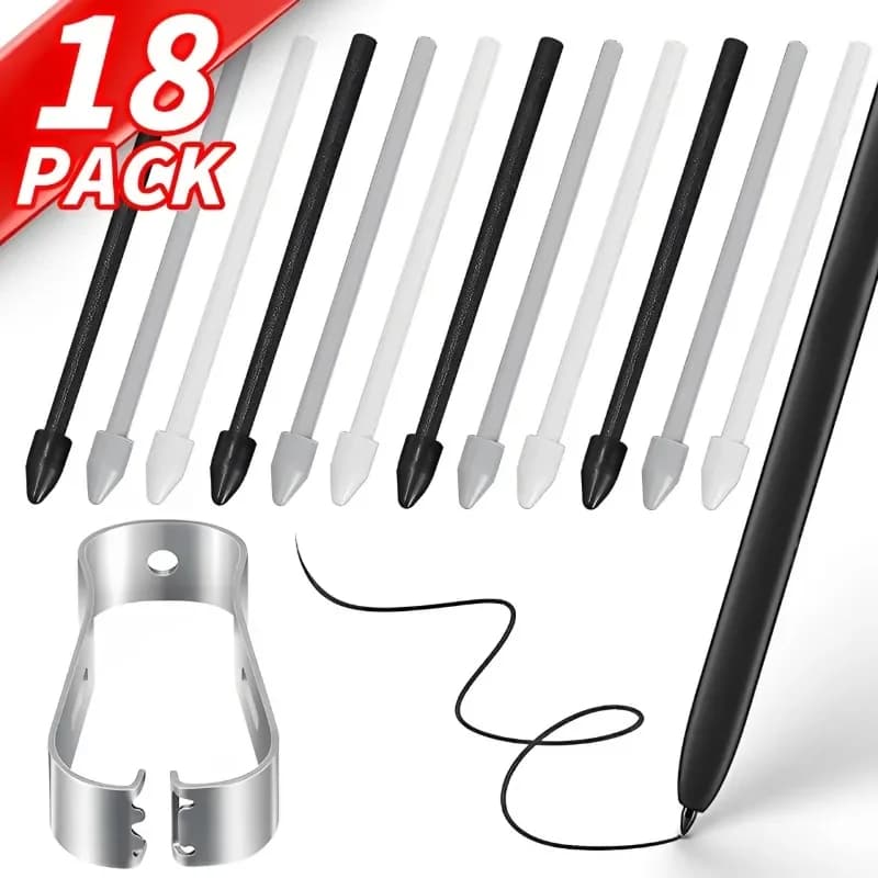 Punta per penna stilo Punta per matita per tablet di ricambio per Samsung Galaxy S Pen Tabs S9 S23 Resistente in lega di titanio con pinzette per rimozione