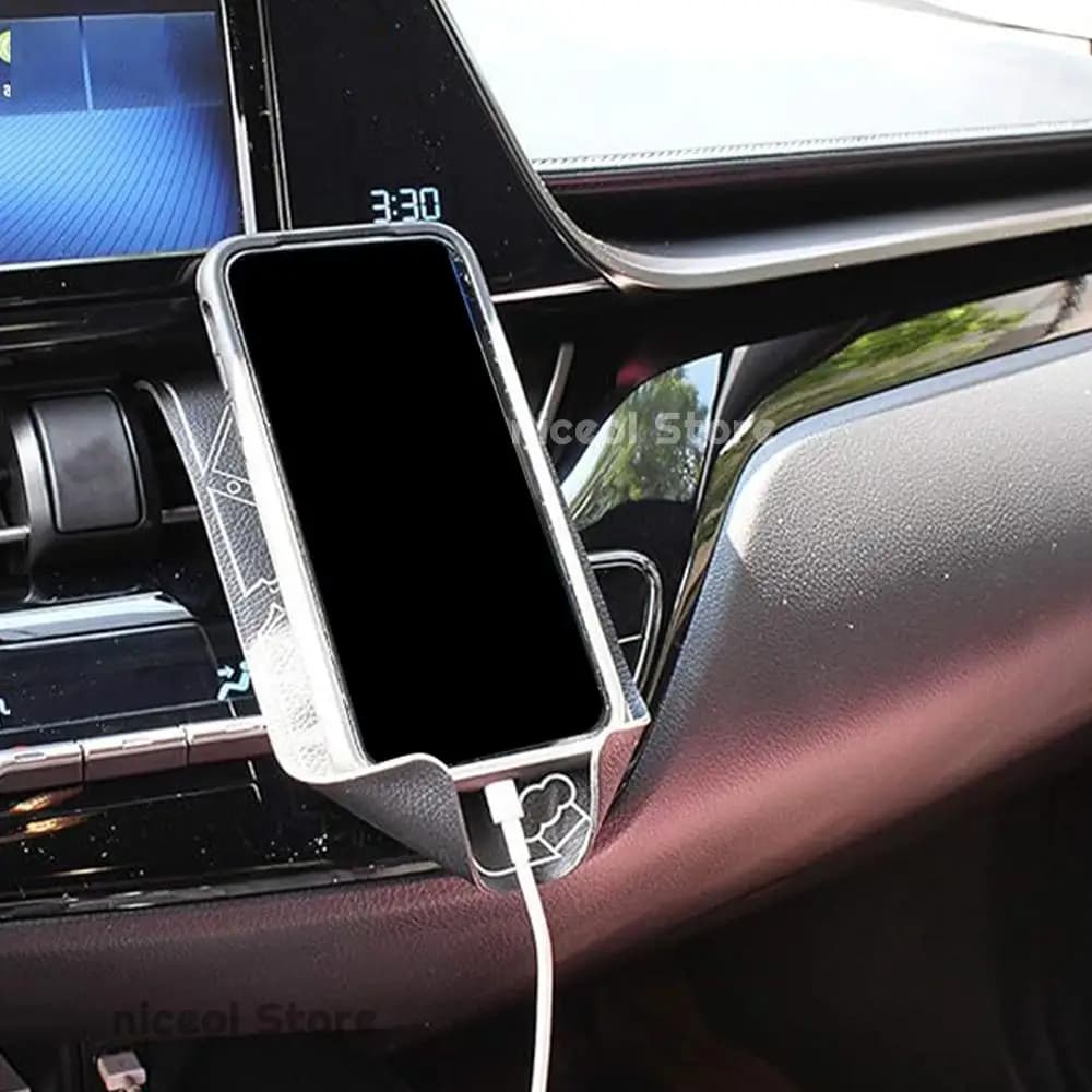 Supporto per telefono regolabile in PU per scrivania, pieghevole e portatile, leggero, per tutti gli smartphone, ideale per viaggi, casa e aereo.