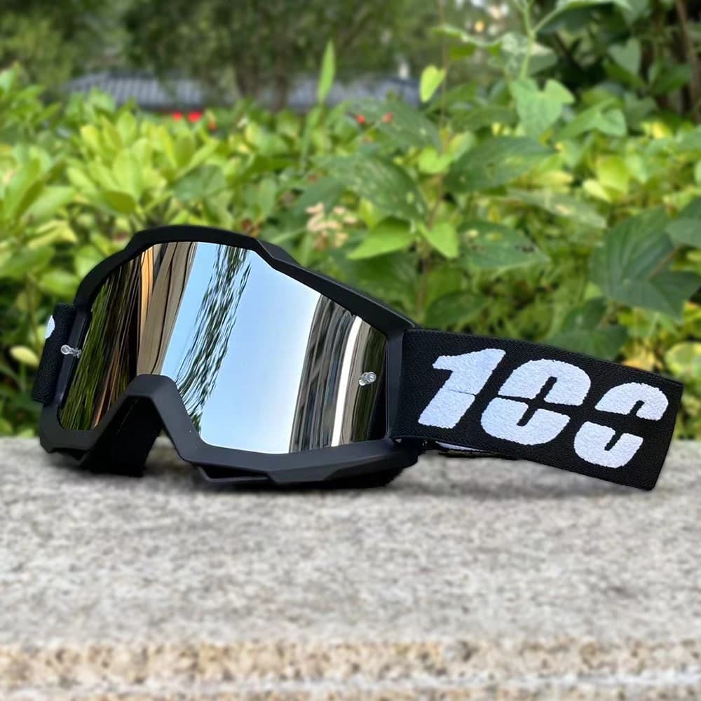 Occhiali da Moto 100% Protezione, Occhiali da Ciclismo, Occhiali Sportivi per Sci Fuoristrada, MX, ATV, Dirt Bike, Occhiali da Corsa, Occhiali da Motocross, Occhiali da Bici