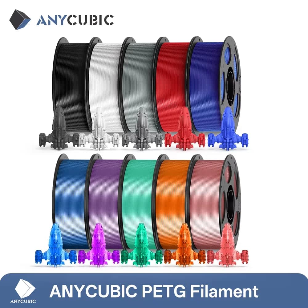 5KG ANYCUBIC PETG Filament PLA 3D Printer Multicolor 1.75mm 3D Printer Filament for 3D printer Kobra 3 Combo S1C FDM