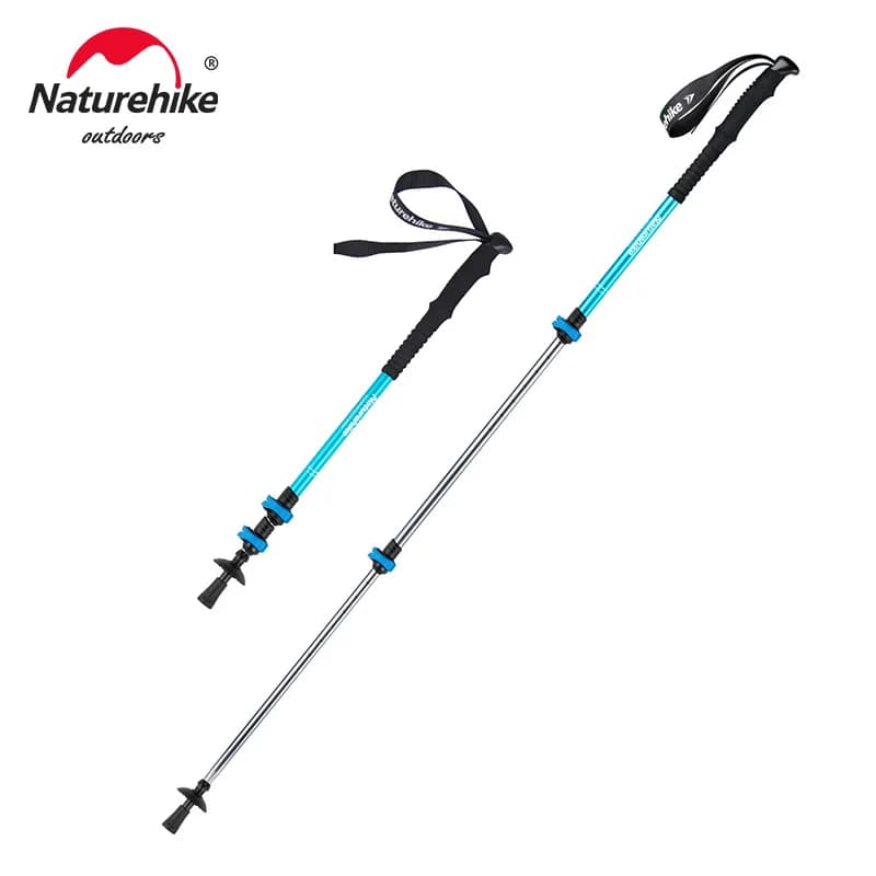 Naturehike Sunny Snow Base Walking poles Trekking poles for outdoor children Man Woman Camping rod Trek ultralight aluminum alloy