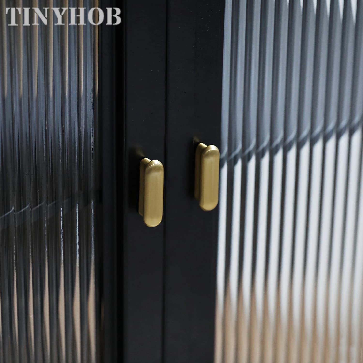 TINYHOB / Manopole in ottone massiccio dorato Maniglie per armadi Manopole per cassetti Maniglie per armadi da cucina Maniglia per mobili semplice Hardware
