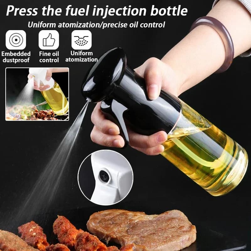 Nuova Bottiglia Spray per Olio da Cucina, per Padella e Barbecue, Spray Assorbente che Non Lascia Olio Appiccicoso, Bottiglia Spray Magica