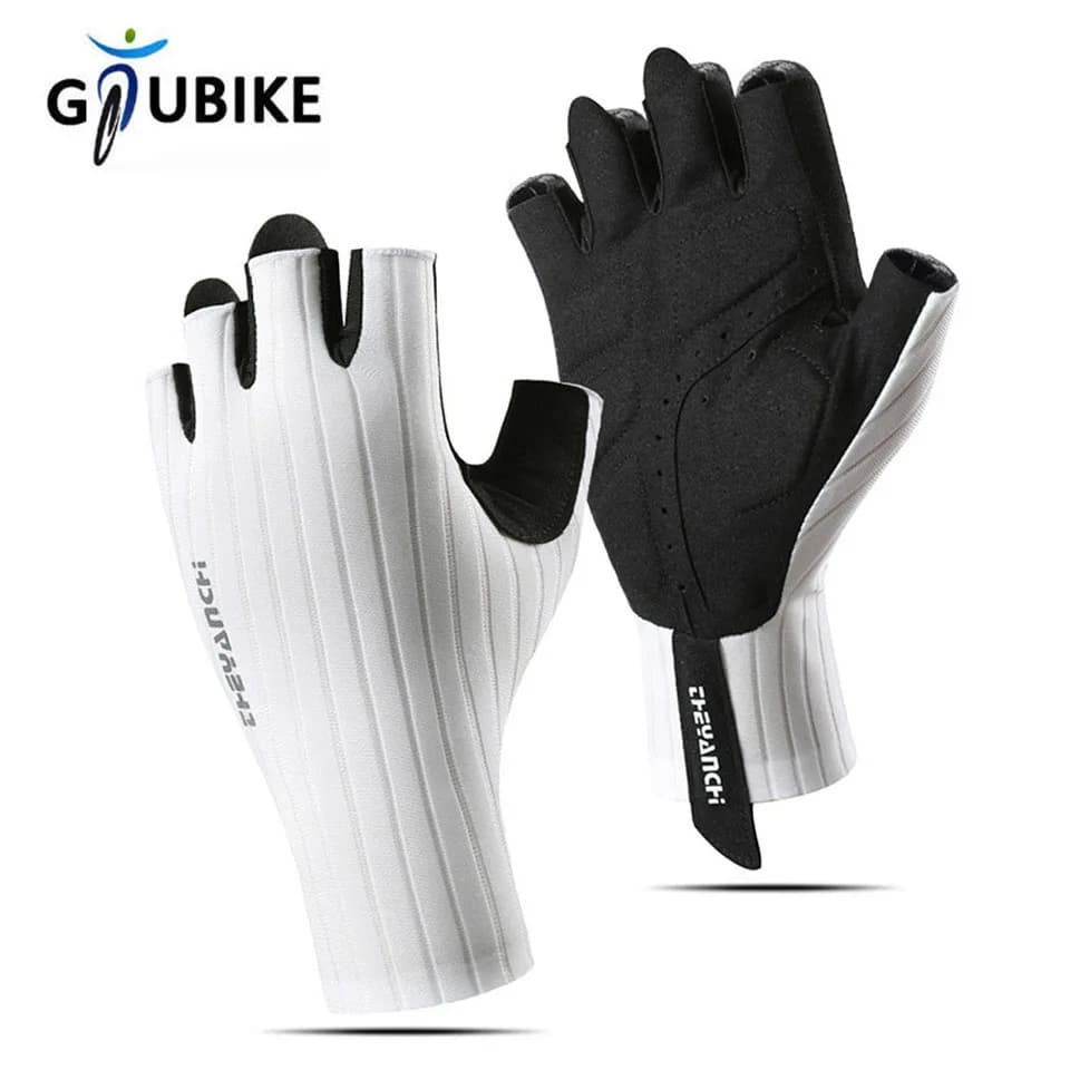 Guanti da ciclismo su strada GTUBIKE a mezze dita, estivi, traspiranti, antiurto, antiscivolo, resistenti all'usura, per uomo e donna