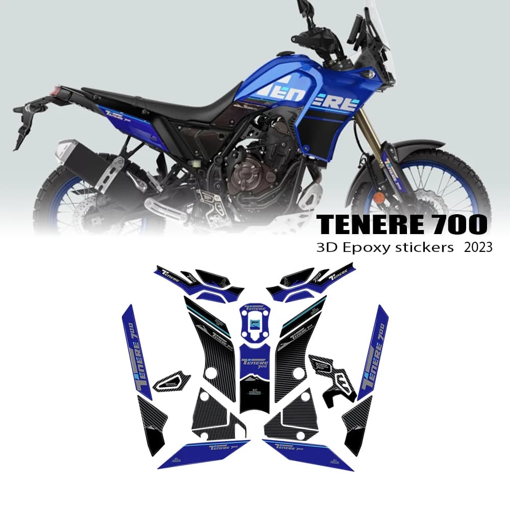Tenere 700 Adesivo Per YAMAHA Tenere 700 Tenere700 World Raid Accessori Moto 3D Adesivo In Resina Epossidica Protezione Pad