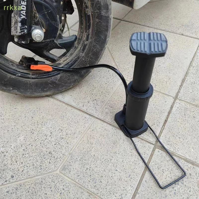 Pompa a Pedale Multifunzione Compatta per Moto, Biciclette, Auto, Anelli da Nuoto, Palloni, Uso Domestico, Gonfiaggio Senza Sforzo