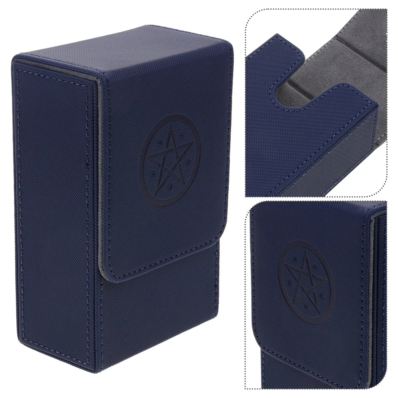 Scatola porta carte dei Tarocchi, custodia portatile in PU per carte, diari, cartoline, organizer rettangolare