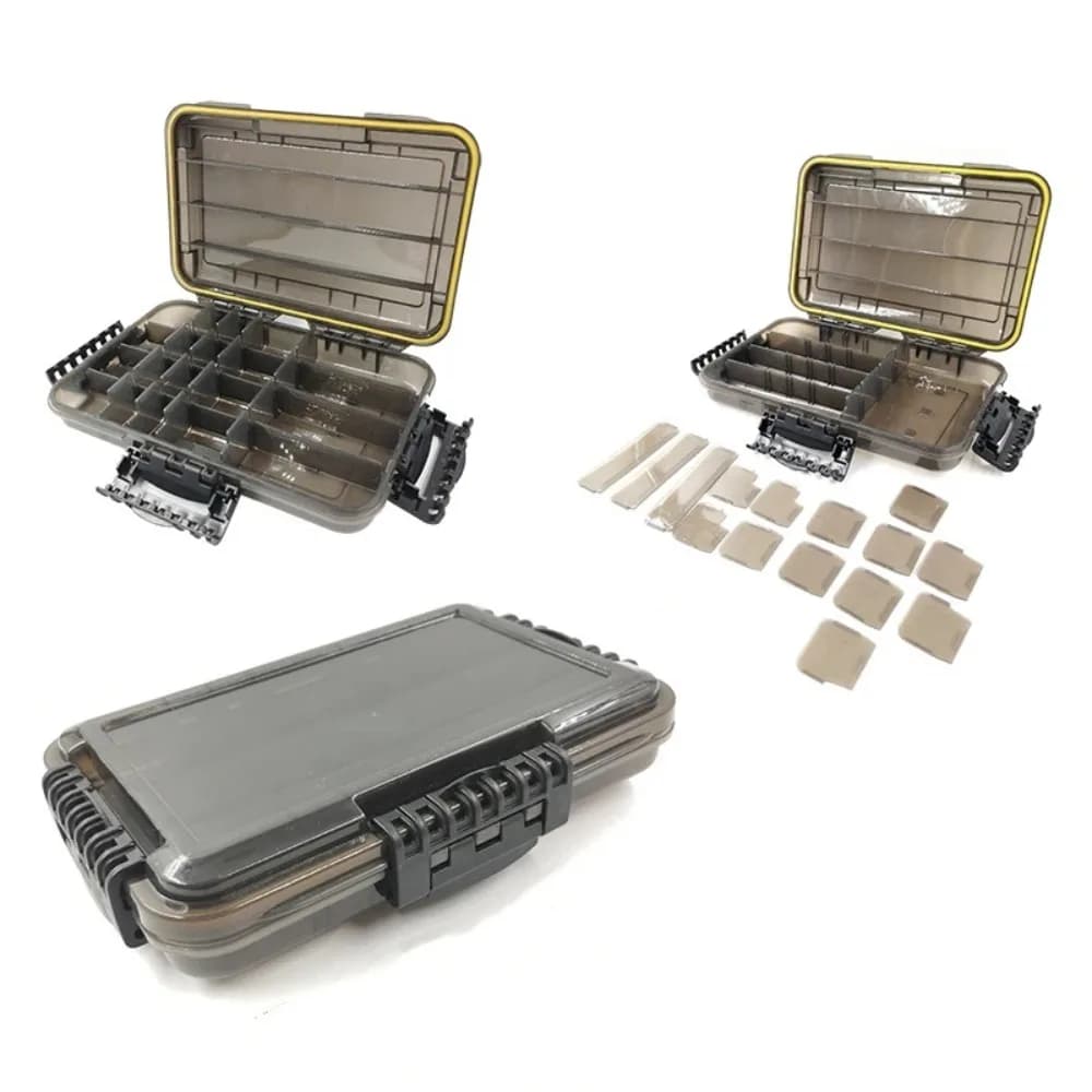 Durable Large-Capacity Fishing Tackle Box Waterproof Thickened Fishing Storage Box Organizing S/M/L Fishing Gear Box Fish Hook