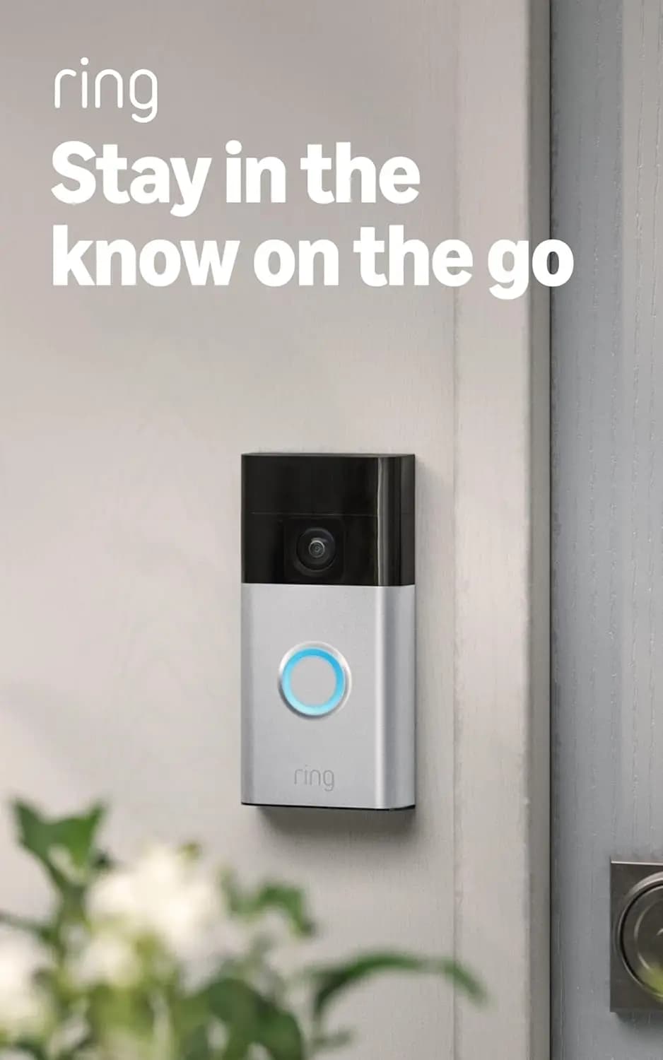 Campanello Video Intelligente con Batteria, Telecamera a Visione Completa, Comunicazione Bidirezionale e Avvisi di Movimento per la Sicurezza Domestica