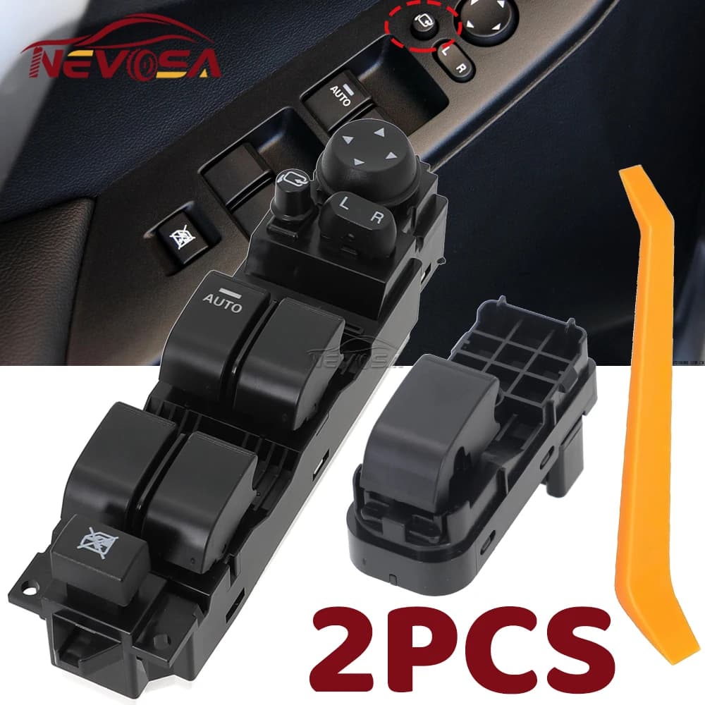 Auto Pieghevole Per Mazda 3 2011 2012 2013 2014 2015 Electric Power Master Finestra Principale Interruttore di Controllo Pulsante Driver BEK6-66-350