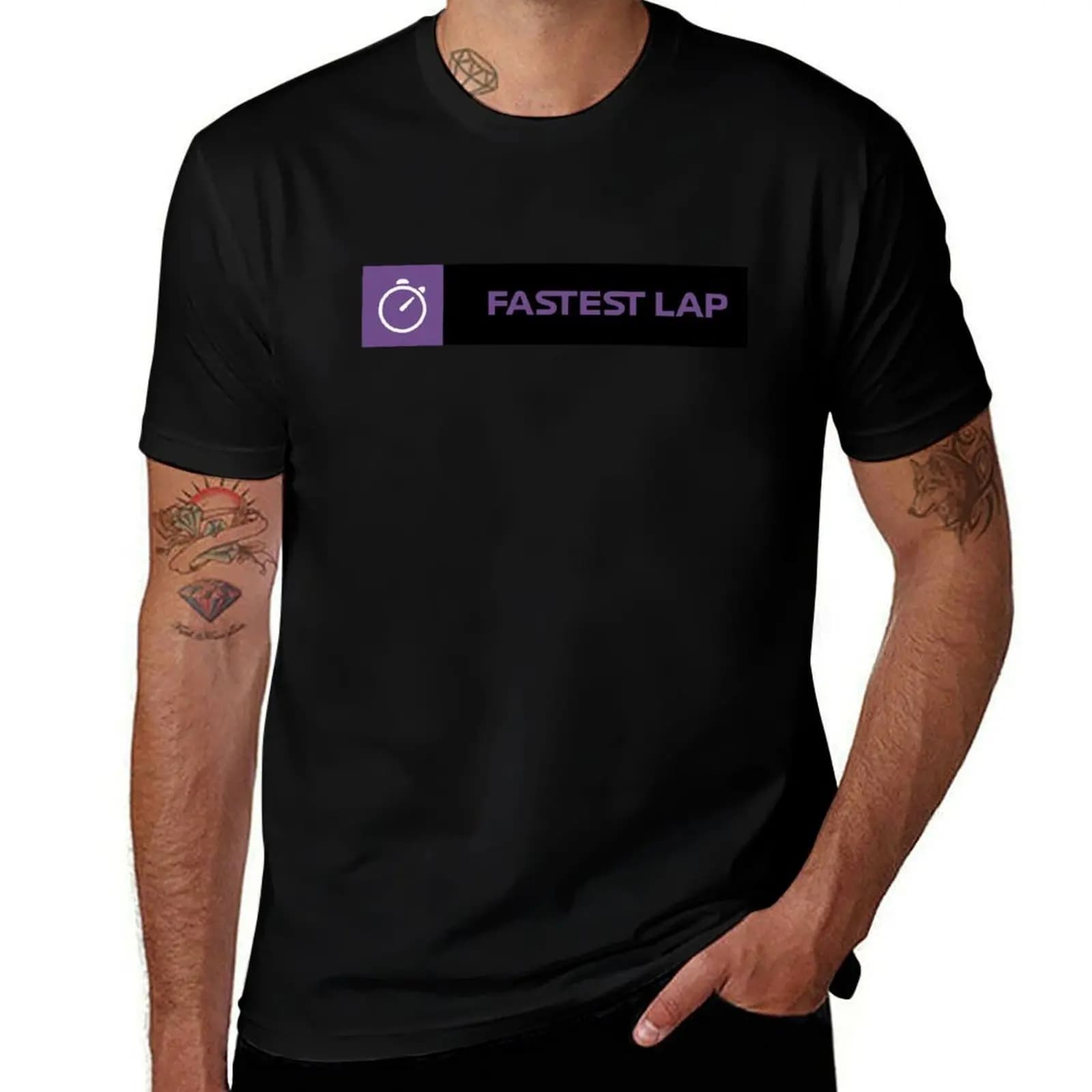 Fastest Lap T-Shirt Relaxed Casual Short Sleeve Tee