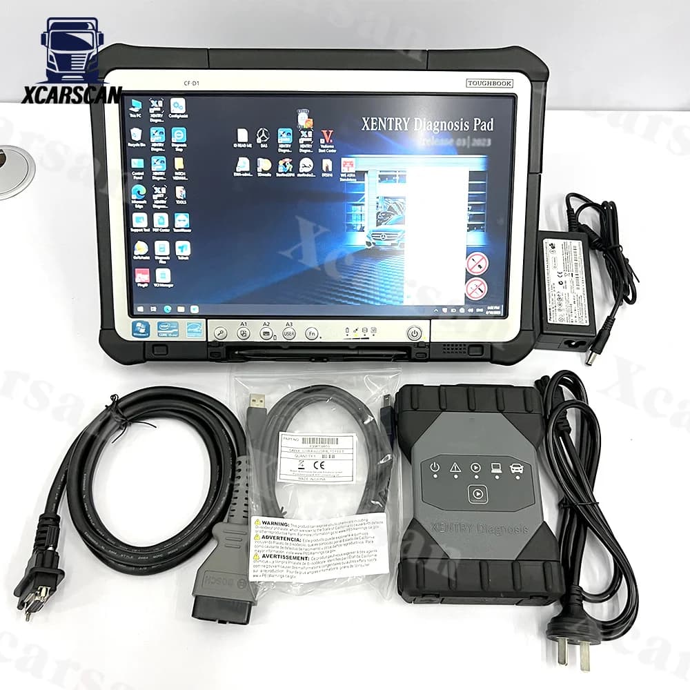 CFD1 CF-D1 Laptop DoIP WiFi Originale MB STAR C6 Connect C6 Sd Connect Xentry das wis epc Supporto CAN Car camion Strumenti diagnostici