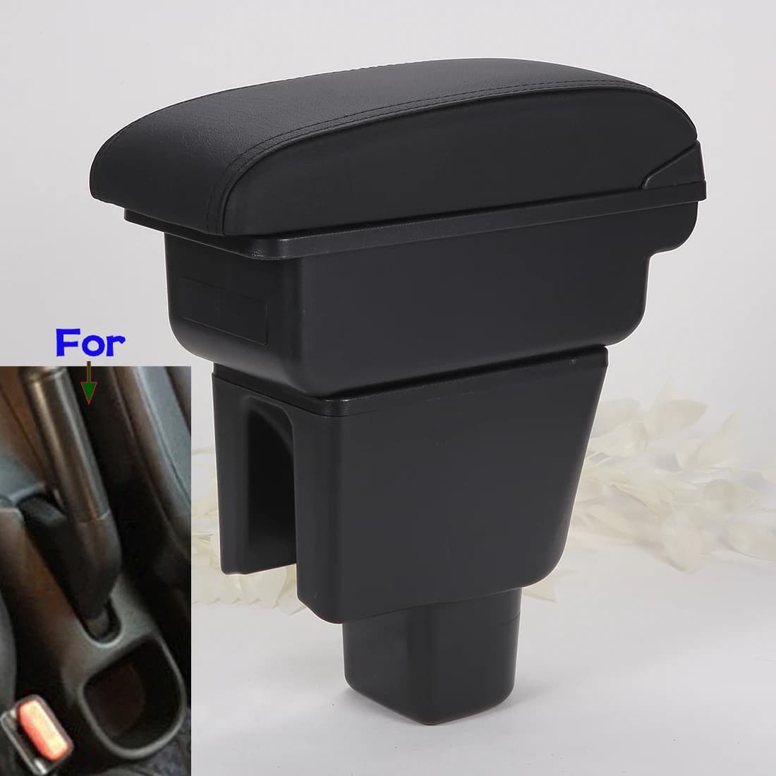 Per Honda BR-V Bracciolo Per Honda BRV Scatola bracciolo per auto centrale Contenuto del negozio Scatola di immagazzinaggio Braccio Ricambi auto Carica USB