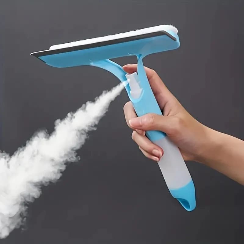 Multifunction glass cleaning mirror for home use with watering rack 3 in 1